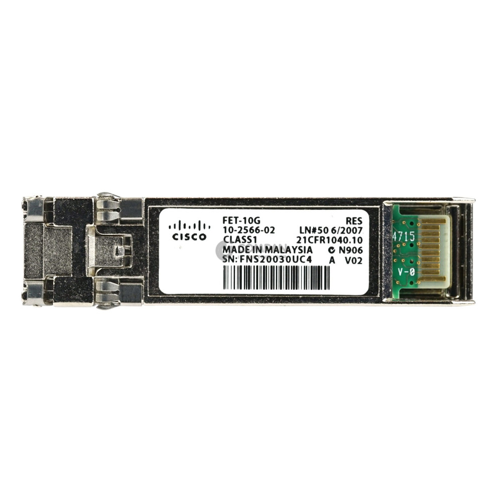 FET-10G CISCO OPTICAL TRANSCEIVER 10GB SR FABRIC EXTENDER